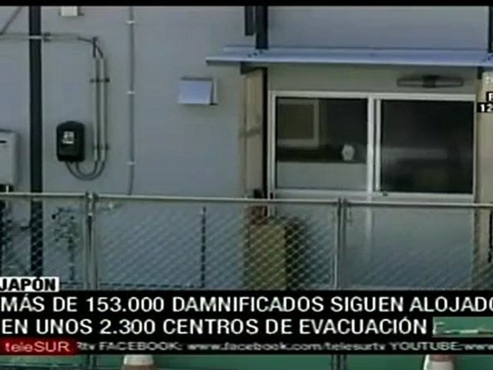Más de 153.000 damnificados japoneses en albergues