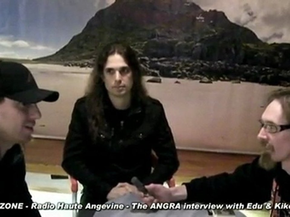 Metal Zone RHA - The Interview of the brazilian band Angra in Nantes (France)