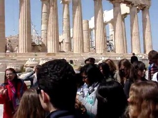 Nombre d'or devant le Parthénon