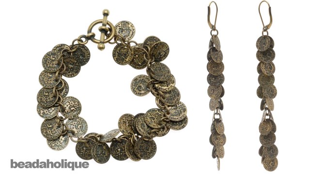 Using Charm Chain to Make a Bracelet & Earrings