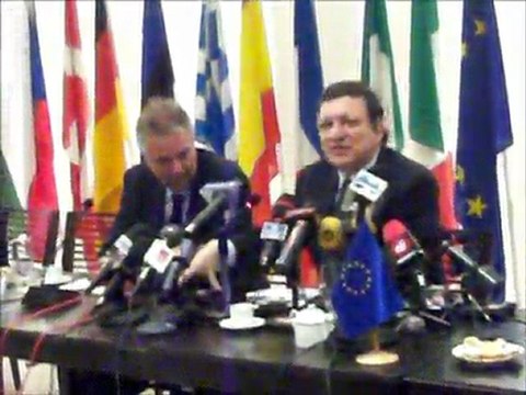 le Président de la Commission Européenne, José Manuel Barroso en Tunisie