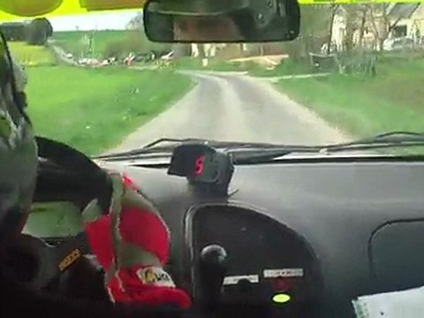Cordillot Florian cam embarquée saxo kit car Rallye lohéac 2011 es7