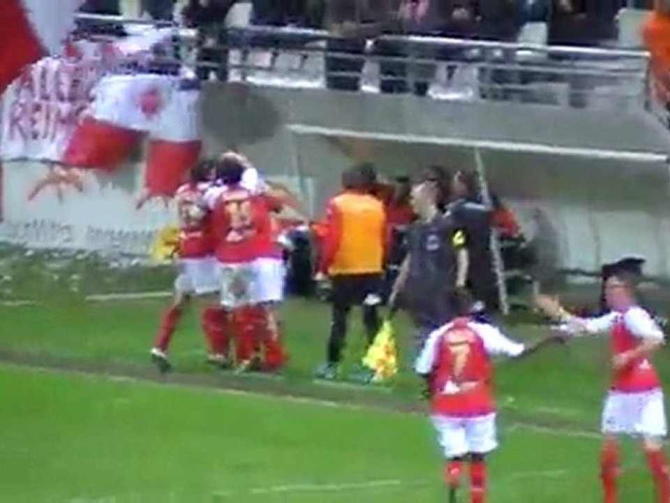 Stade de Reims-Boulogne 4-1 but de Fauré 15/04/2011