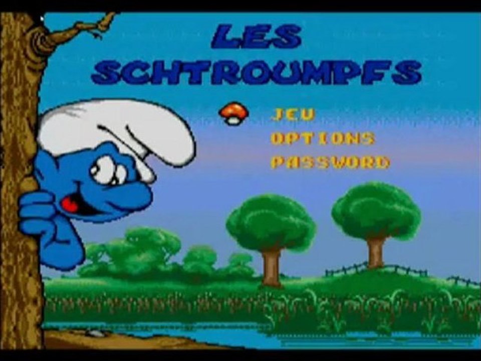 Vidéo Découverte sur Les Schtroumpfs  MEGADRIVE !!