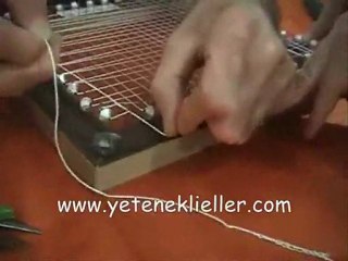 kasnakta örtü çivili kasnakta örtü yapılışı 1. bölüm7-40