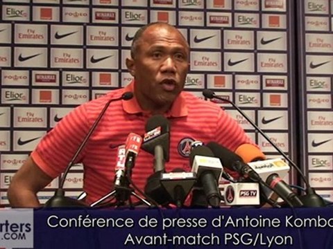 PSG-OL : La conférence de presse d'Antoine Kombouaré