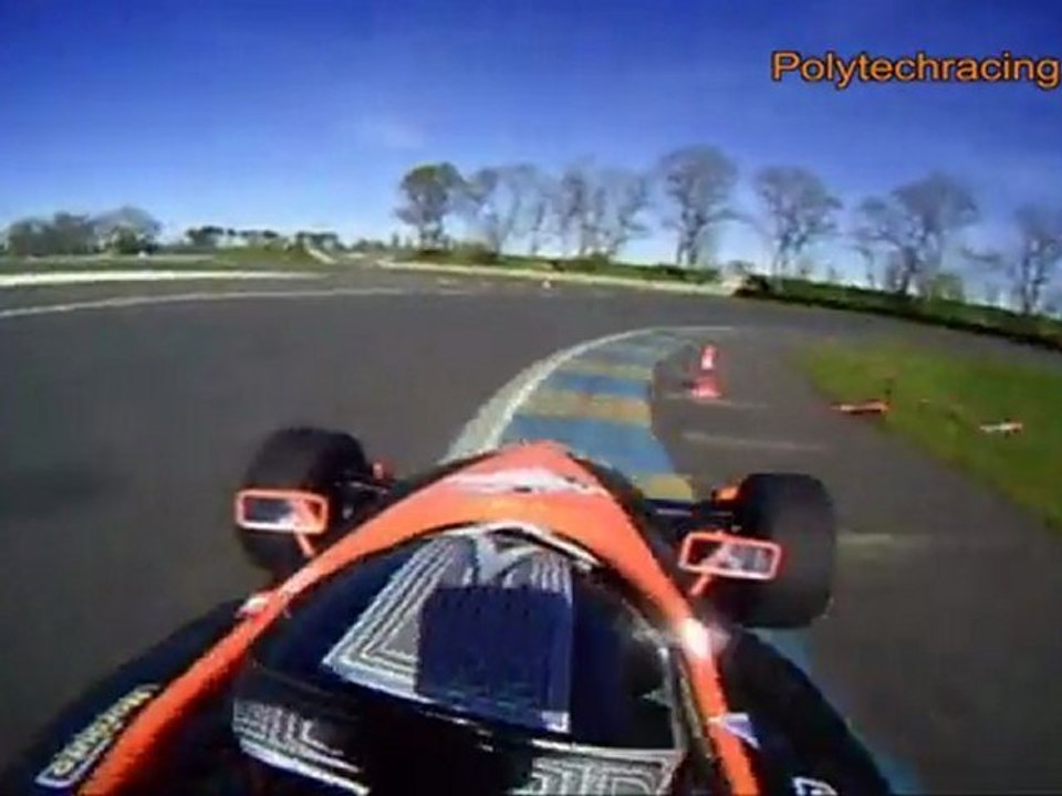 Polytech Racing, MEUNIER en Caméra embarquée formule campus, Rencontre nationale 2011 Le Mans