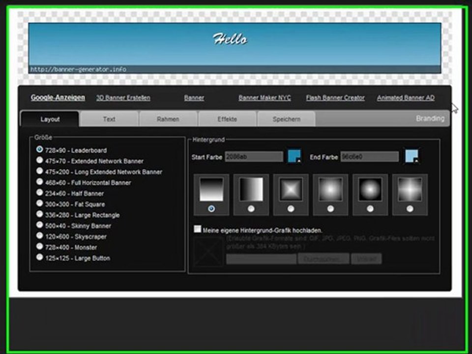Werbung im Banner-Script integrieren