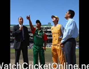 watch Australia vs Bangladesh one day matches 2011 live stream