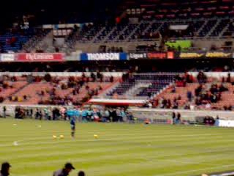 paris om entré dé joueur de l'om