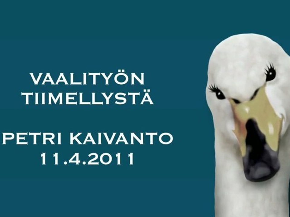 Vaalityön tiimellystä