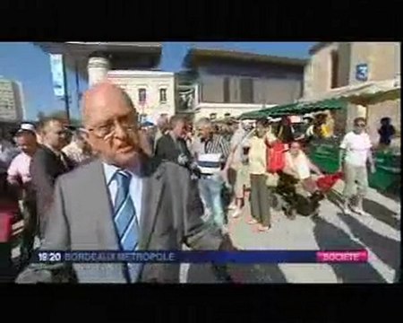 Reportage France 3 - Inauguration Place Charle de Gaulle Mérignac