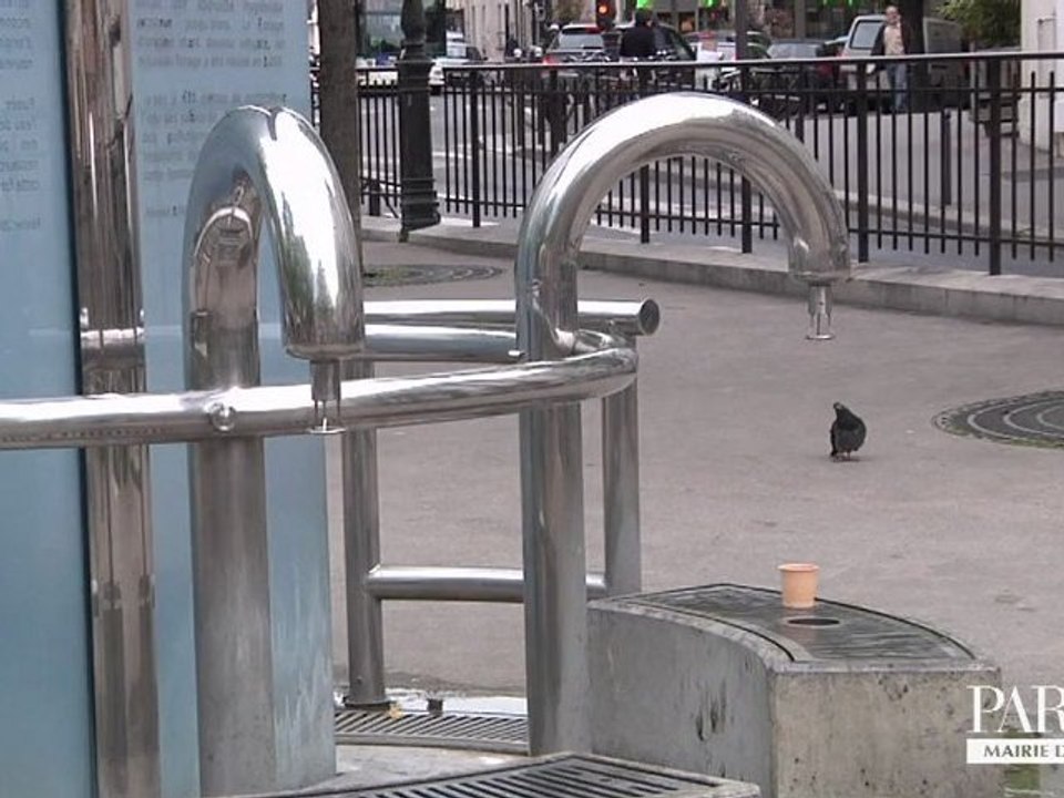Une fontaine d'eau de source à Paris