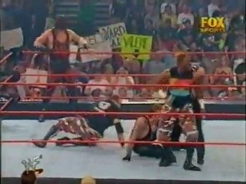 2001 WWE Raw Is War Kane Undertaker vs Dudley Boyz