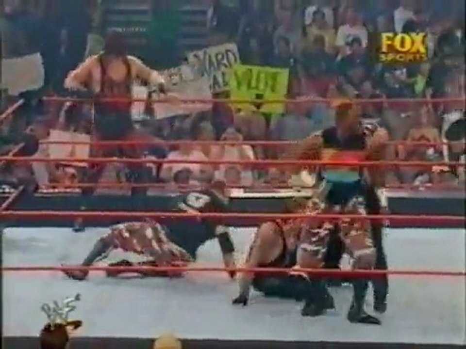 2001 WWE Raw Is War Kane   Undertaker vs Dudley Boyz