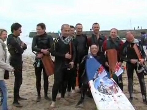 Nage avec Palmes: 4ème traversée de la Baie des Sables