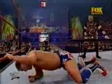 Kurt Angle   Edge   Christian vs The Dudley Boyz   Booker T - Tables match part 2
