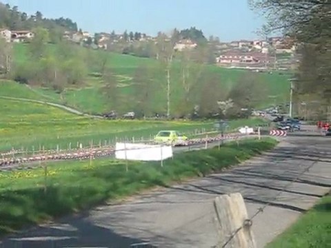 Rallye des monts du lyonnais ES2 passage Blanc/Mazard