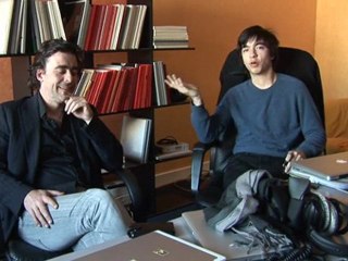 Antonin-Tri Hoang et Benoît Delbecq Duo en studio à la Muse en Circuit pour le disque Aéroplanes