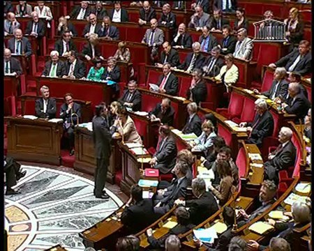 Question au gouvernement du chef des députés UMP Christian Jacob à François Fillon le13/04/11