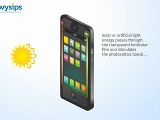 WYSIPS: Recharger son mobile avec un film photovoltaïque transparent