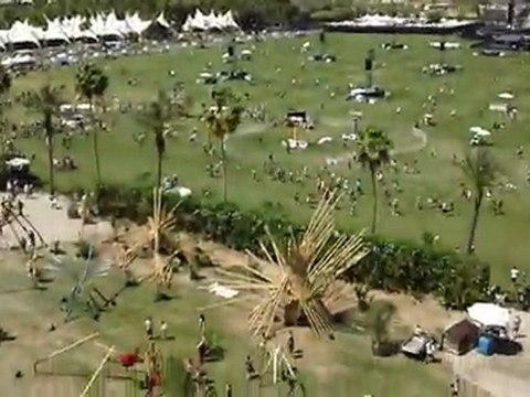 View from the Coachella Ferris Wheel