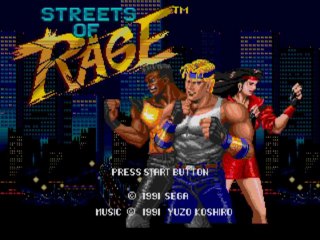 Test Street Of Rage ( Megadrive )