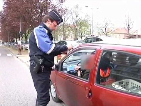 La Police Nationale en voiture banalisée (Aube)