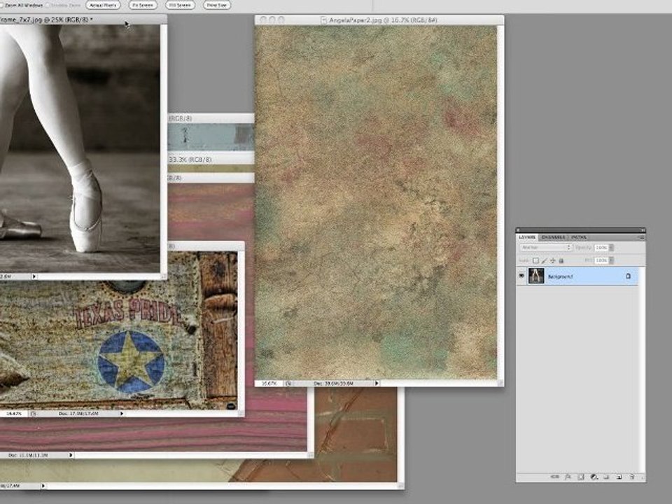 Photoshop Tutorial:  Building A Texture Library