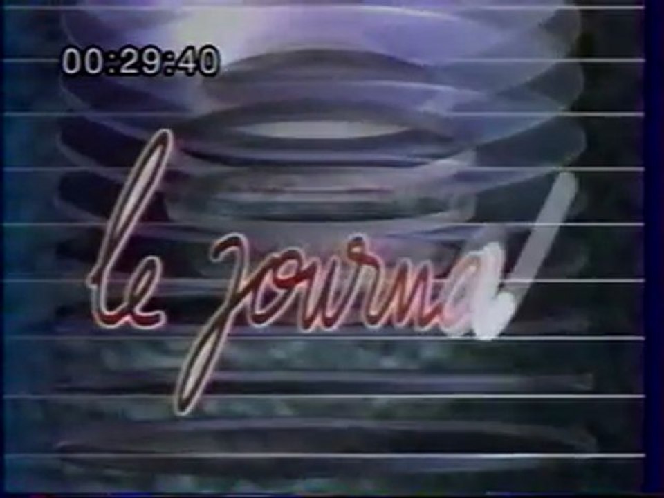 Générique JT Du Soir 10 Octobre 1990 Antenne2