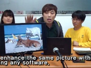 The Super Resolution function of LG monitor E81