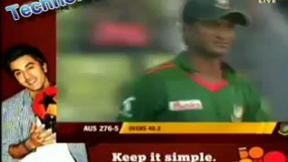Bangladesh Vs Australia 3rd ODI 2011 Highlights HQ P2(13th april)