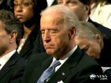 Joe Biden Falls Asleep During Obama Speech