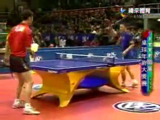 Weird ping pong match
