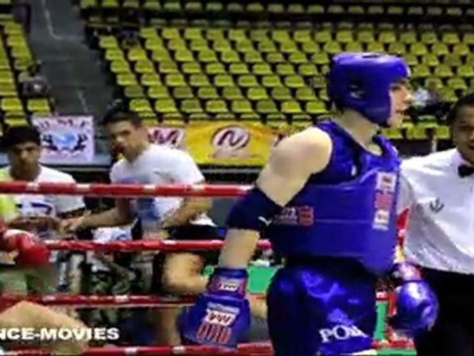 THOMAS ALIZIER VS. MARCIN MIETEN. FINALE FRANCE - POLOGNE. 2nd INTERNATIONAL WORLD MUAY-THAI CHAMPIONSHIP "WMF" BANGKOK 2010