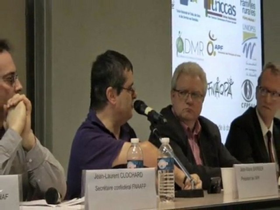 Conférence de presse du collectif des 16 de l’aide à domicile : Les services de l’APF en danger selon Jean-Marie Barbier