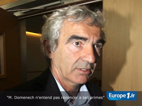 M.Domenech n'entend pas renoncer aux primes