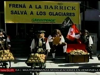 Argentina: Greenpeace denuncia piratería de empresa Barrick