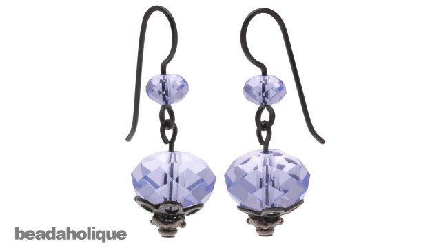 How to Use Add a Bead Ear Wire Hooks to Make Swarovski Crystal Earrings