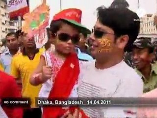 Bangladeshis celebrate the Bengali New Year - no comment