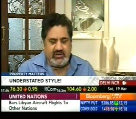 Vidur Bhardwaj Director of The 3C Company profiled on Property Matters - UTV Bloomberg