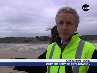 Travaux titanesques au réservoir du Vallon Dol