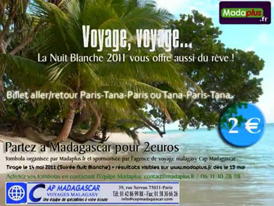 NUIT BLANCHE 2011 - MADAPLUS - le 14 mai 2011