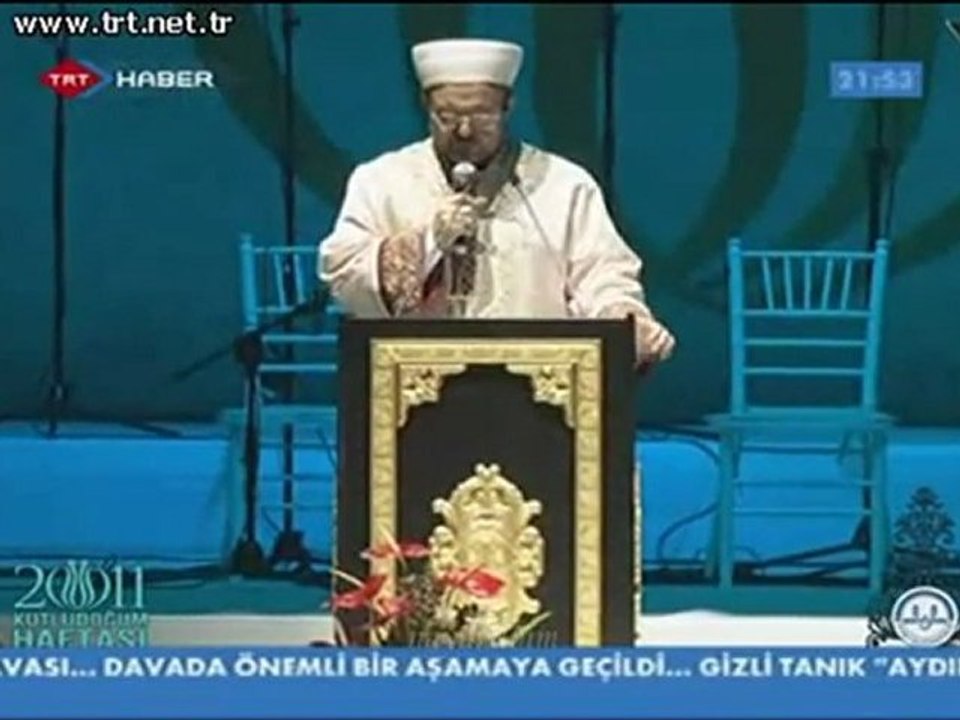 6 Diyanet işl.Bşk. Prof.Dr.M.Görmez-1 Kutlu Doğum 2011
