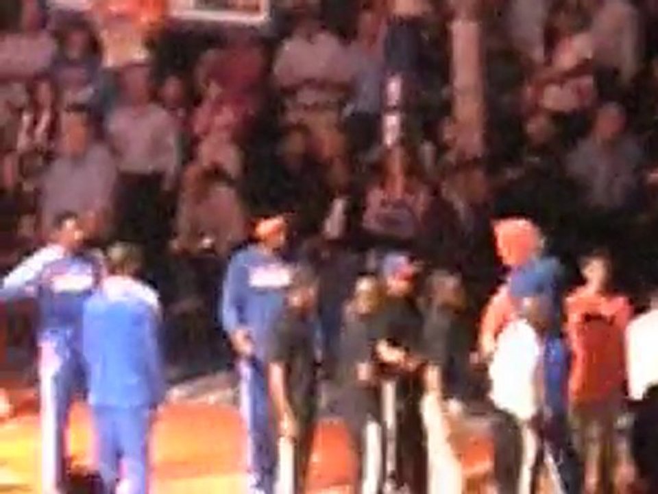 03/30/2011 - Nets Vs. Knicks - Starting Lineups Introduced