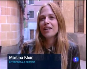 David Janer y Martina Klein en Telediario TVE
