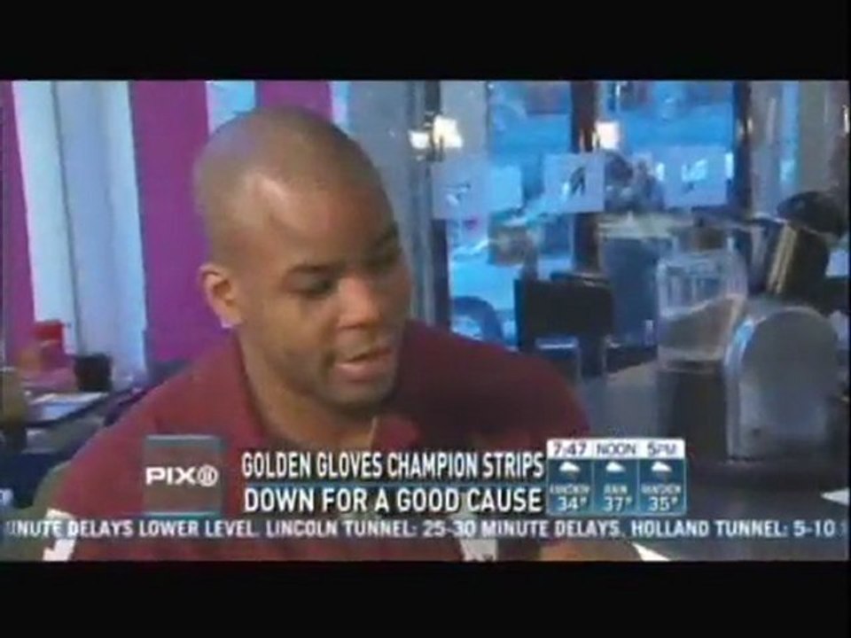 NGO OKAFOR APPEARS ON PIX 11 IN NY TO TALK ABOUT HIS 2011 CALENDAR