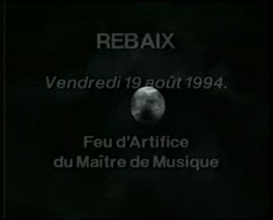 Les Feux d'Artifices du Maître de Musique à Rebaix