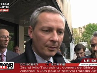 Bruno Le Maire rencontre José Bové à Lille