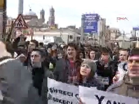 Taksim’de YGS protestosu video